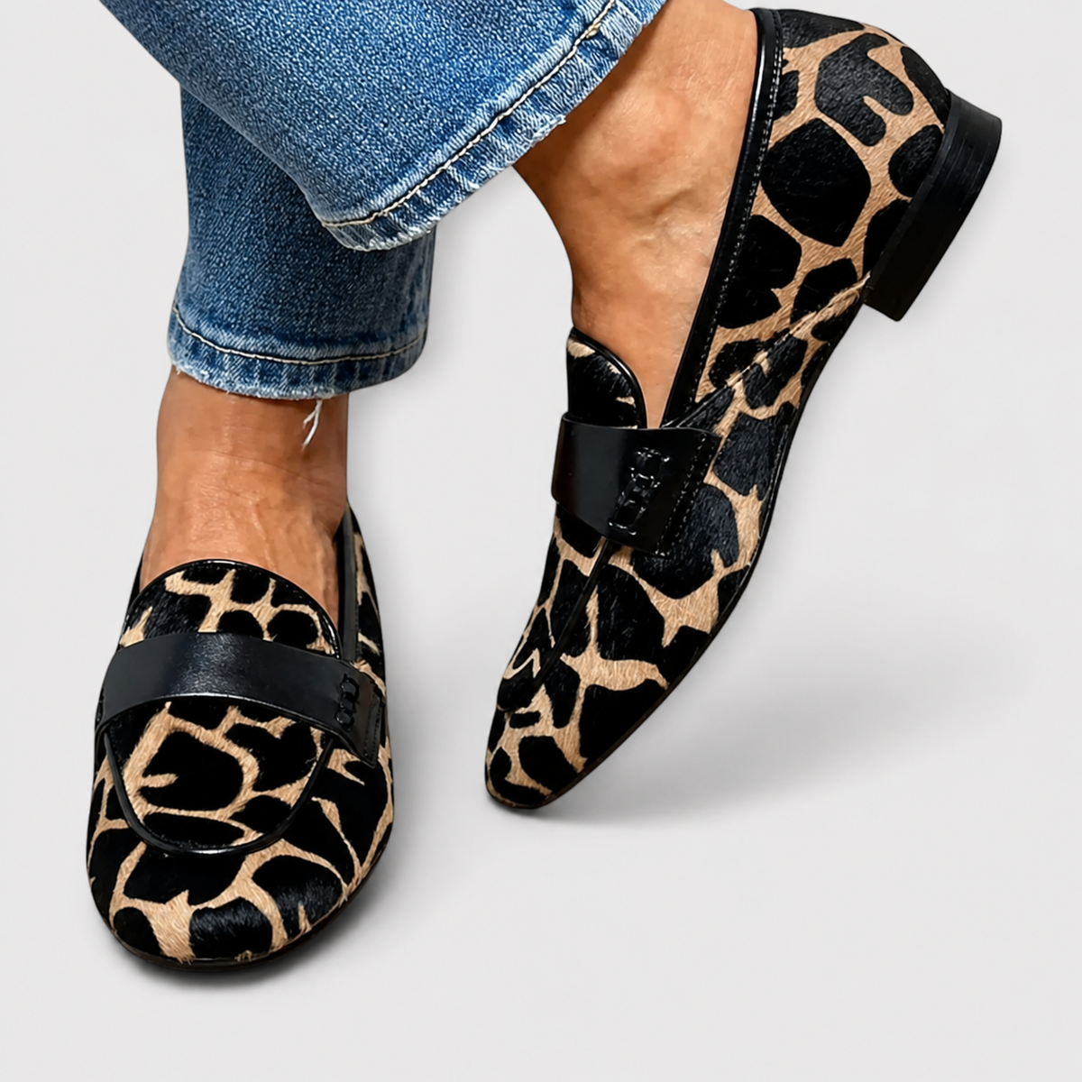 Léonie | Mocassini leopardati da donna