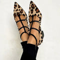 Franca | Scarpe con tacco e cinturino leopardato